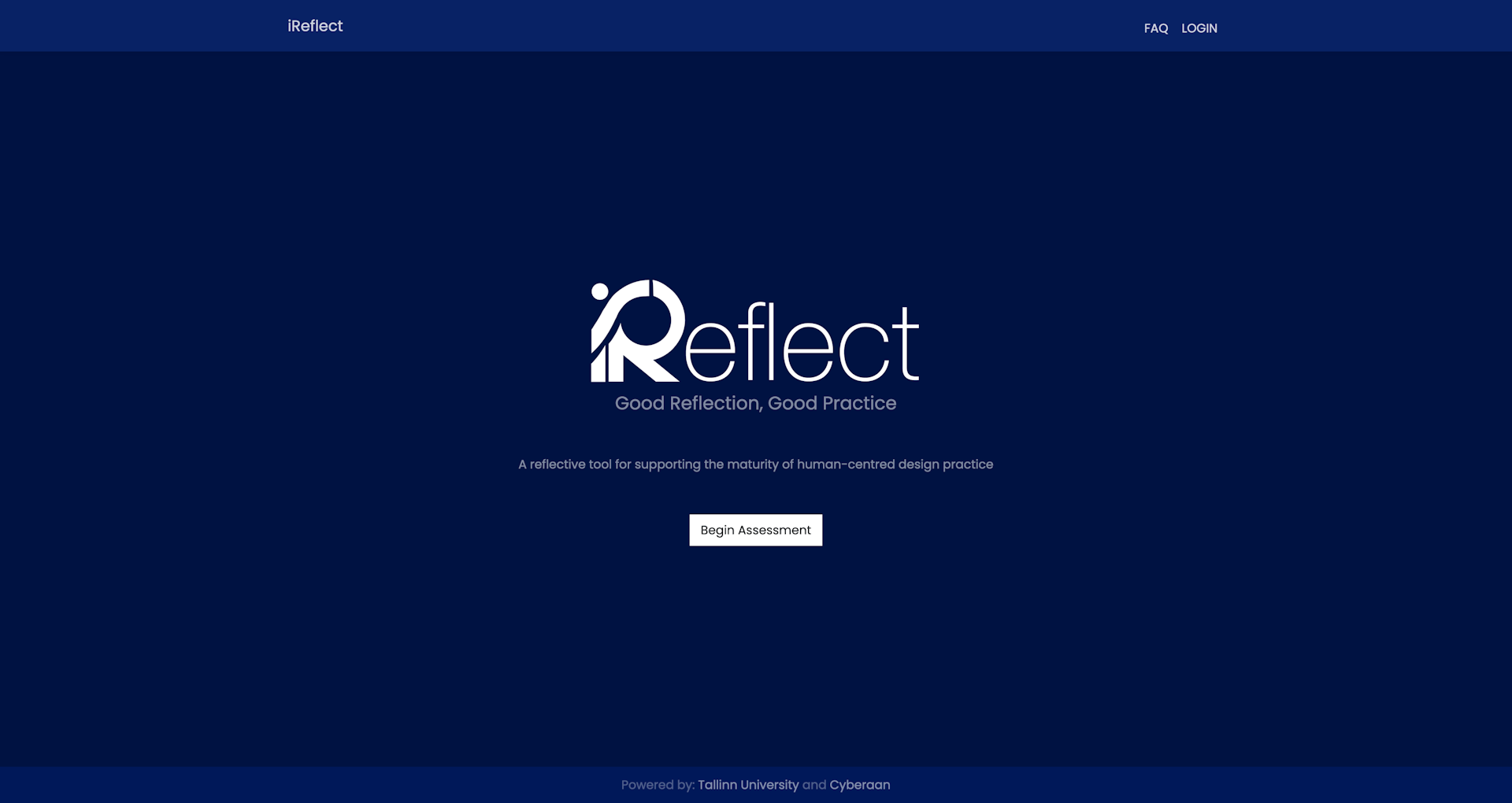 ireflect-io webapp screenshot